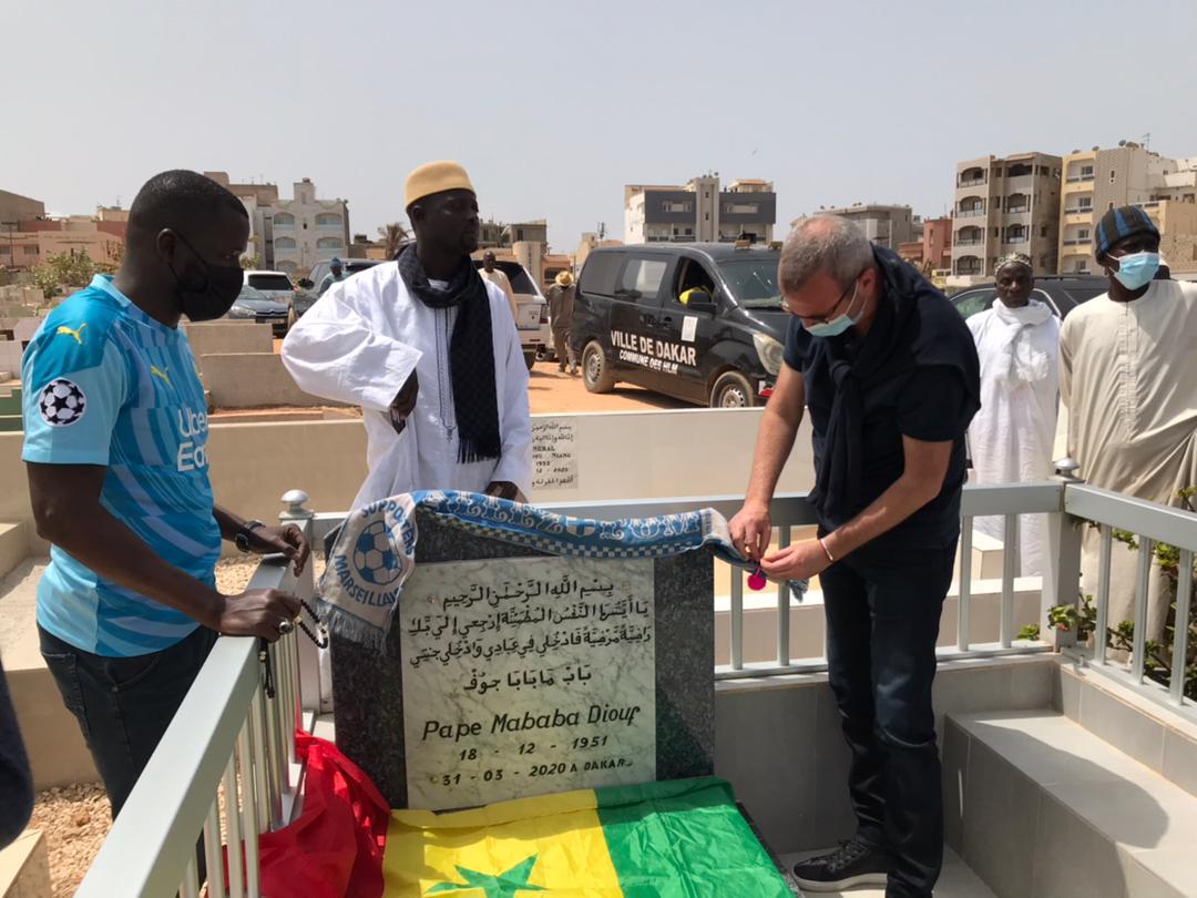PHOTOS/ An 1 du décès de Pape Diouf: Hommage rendu à l’ancien président de l’OM