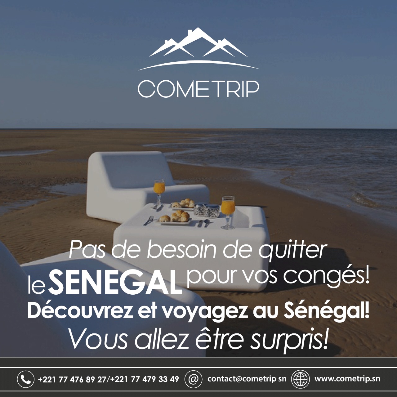 Avec ses offres diversifiées: L'agence de voyage Cometrip, une solution à la destination touristique sénégalaise