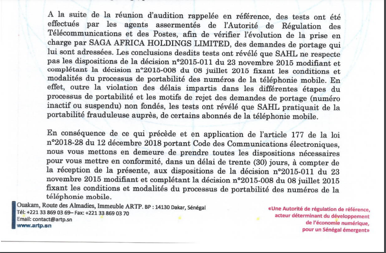 L'ARTP met en demeure Free pour non respect des dispositions relatives à la portabilité des numéros 