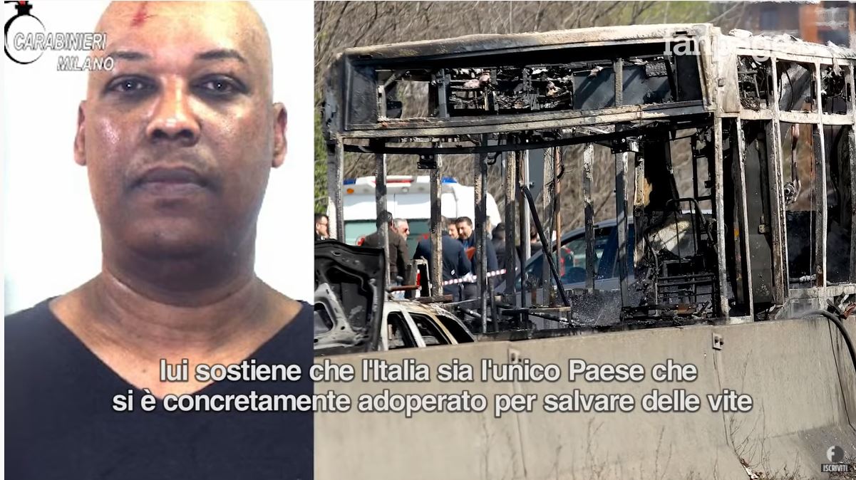 Italie - Peine réduite pour le pyromane sénégalais Ousseynou Sy, de 24 à 19 ans, après l'incendie d'un...