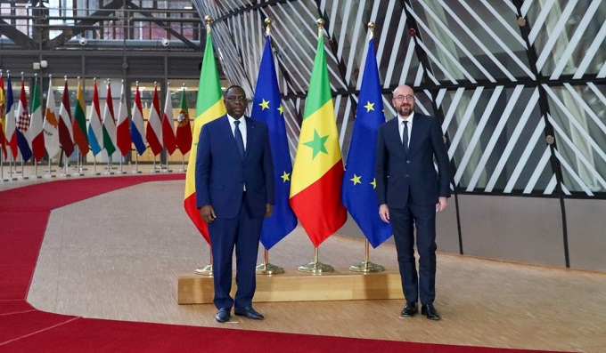 Le Sénégal bientôt producteur de vaccins anti Covid-19:  Macky Sall s’est entretenu avec Charles Michel, le Président de l’UE