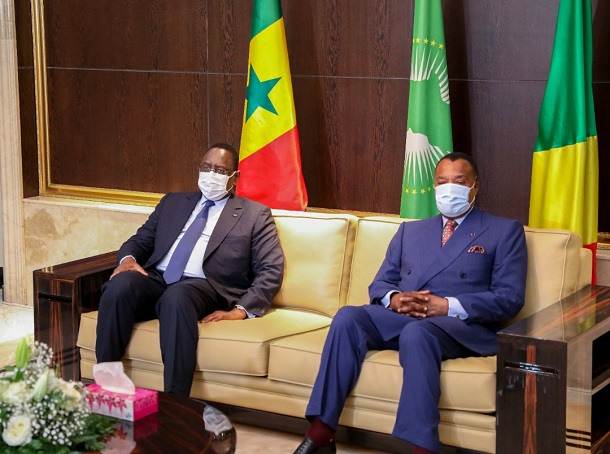 Le Chef de l’Etat Macky Sall à Brazzaville : les images de son arrivée à ce mercredi, en début de soirée