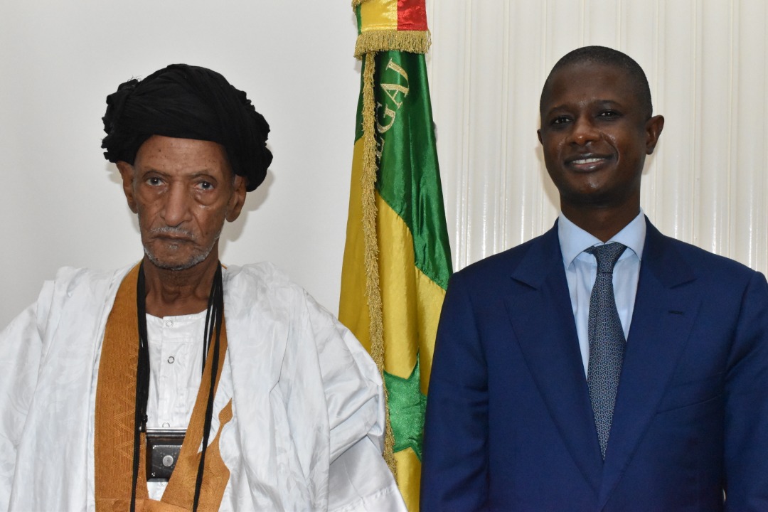 Le ministre de l'Intérieur Antoine Diome a reçu le Khalife Général des Khadres, Cheikh Ayah Aïdara