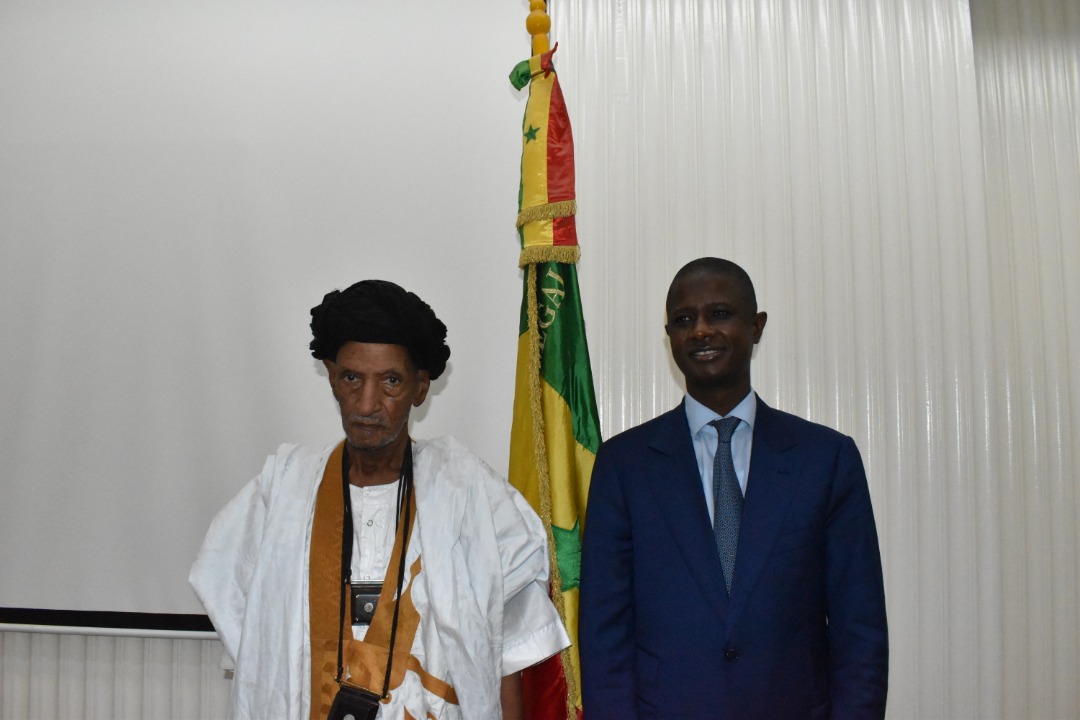 Le ministre de l'Intérieur Antoine Diome a reçu le Khalife Général des Khadres, Cheikh Ayah Aïdara