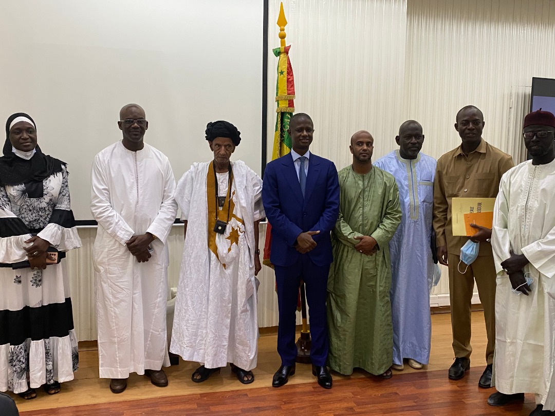 Le ministre de l'Intérieur Antoine Diome a reçu le Khalife Général des Khadres, Cheikh Ayah Aïdara