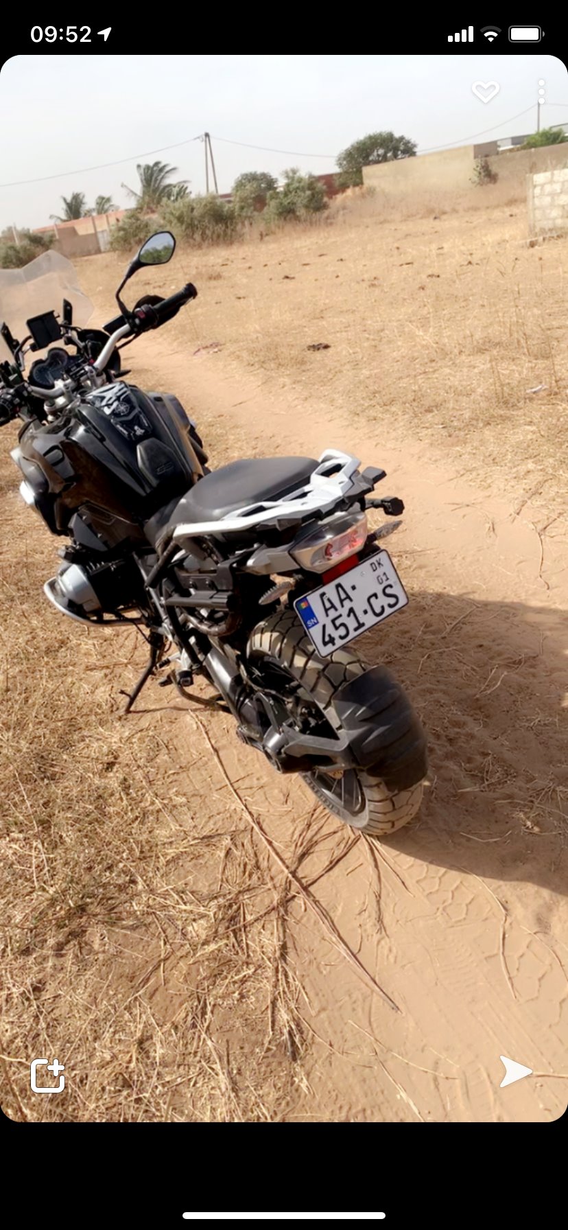 Vol: Une grosse moto BMW GS 1200 volée  à Ngor