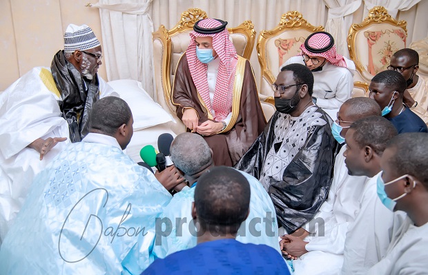 Touba: Youssouf Gazzar en visite chez Serigne Mountakha Bassirou Mbacké