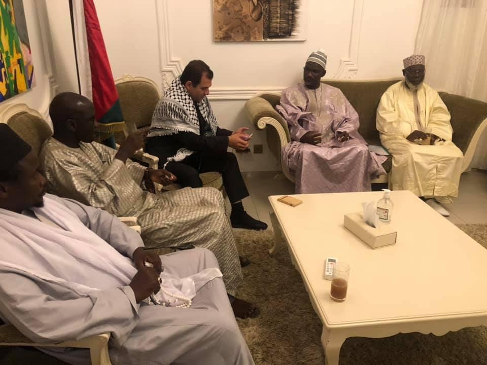 Situation en Palestine: Le Khalife général des Mourides envoie une délégation chez l'Ambassadeur de l'autorité palestinienne au Sénégal...