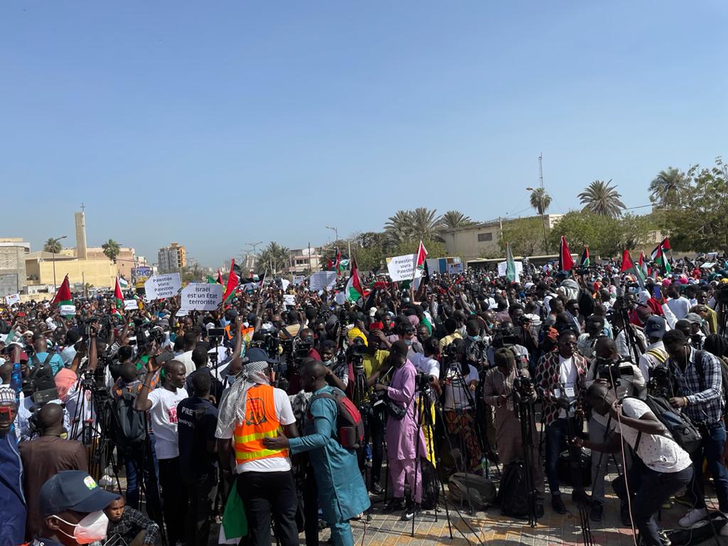 Marche de soutien au peuple palestinien: Le président de la République envoie une délégation (Photos) Marche de soutien au peuple palestinien: Le président de la République envoie une délégation (Photos)