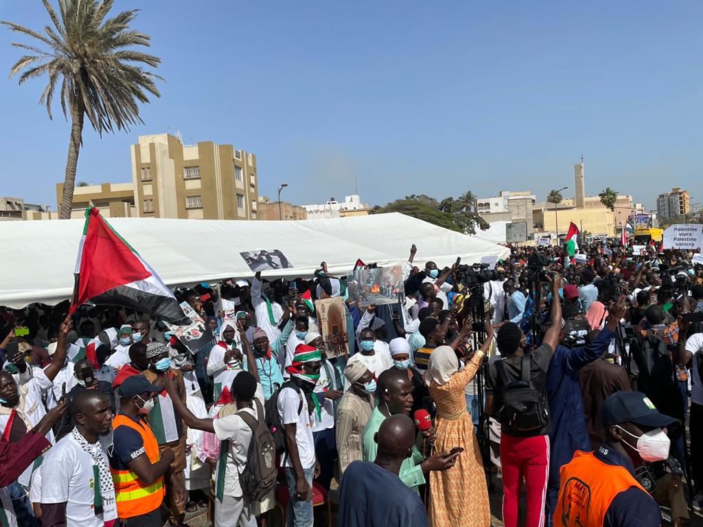 Marche de soutien au peuple palestinien: Le président de la République envoie une délégation (Photos) Marche de soutien au peuple palestinien: Le président de la République envoie une délégation (Photos)
