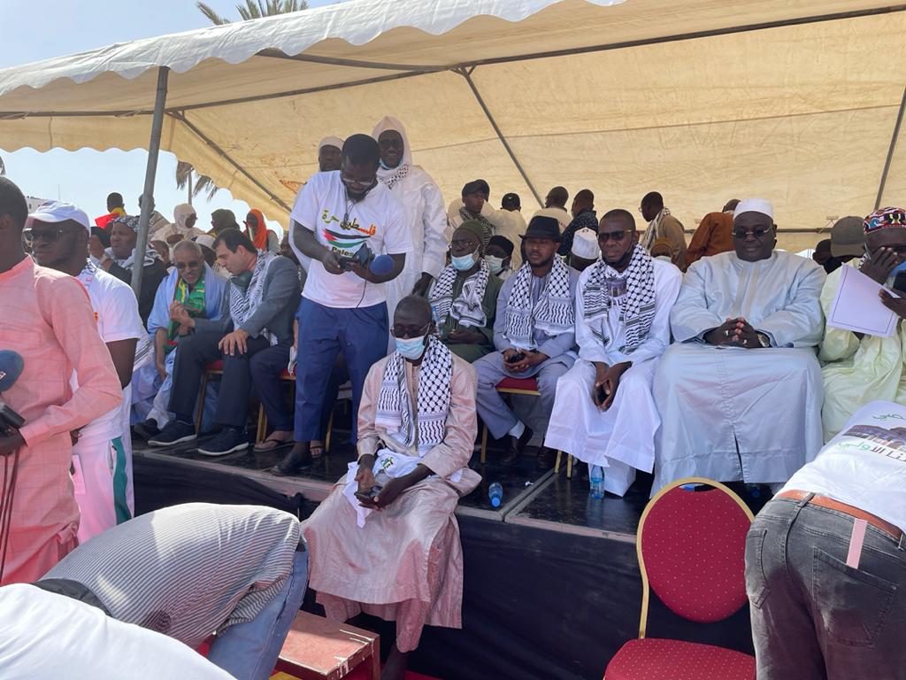 Marche de soutien au peuple palestinien: Le président de la République envoie une délégation (Photos) Marche de soutien au peuple palestinien: Le président de la République envoie une délégation (Photos)