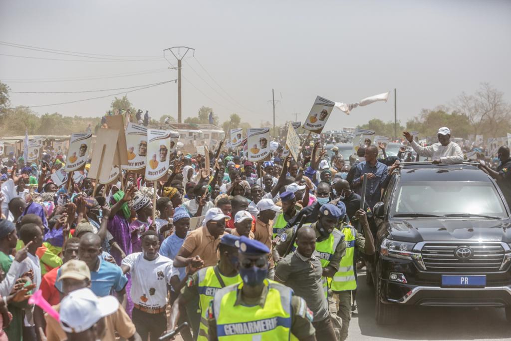 Photos: Accueil de Macky Sall à Malem-Hodar, Koungheul et Koumpentoum