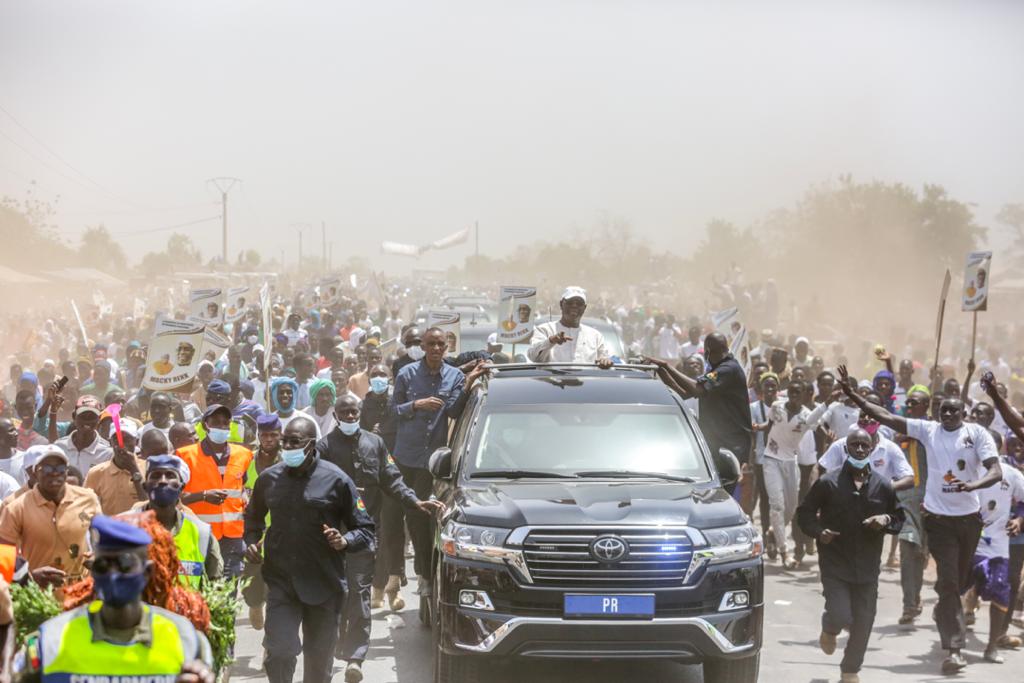Photos: Accueil de Macky Sall à Malem-Hodar, Koungheul et Koumpentoum