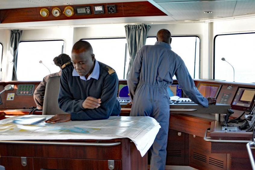 le capitaine  Djibril Diawara  de la marine Sénégalaise