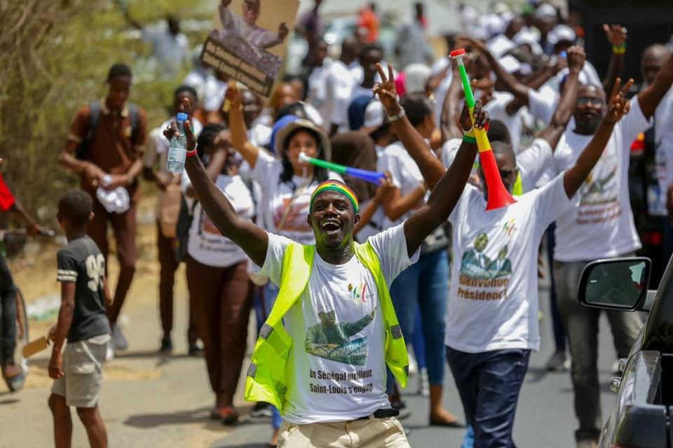 Tournée économique: L'arrivée de Macky Sall à Louga et Saint-Louis (Images)