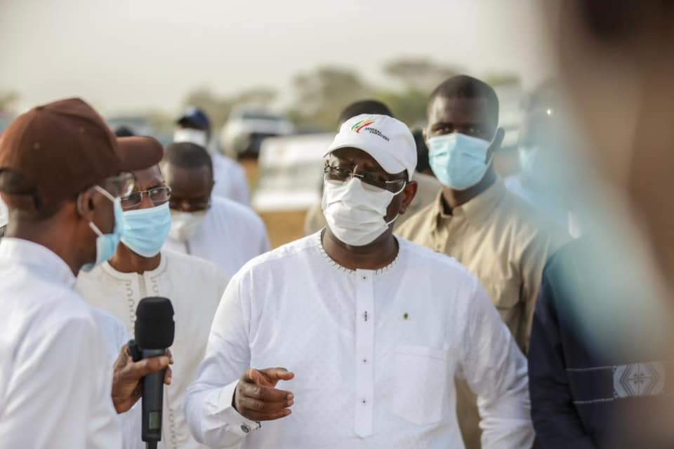 Casier rizicole de Fanaye : Macky décide de reproduire le modèle sur l'ensemble du département Casier rizicole de Fanaye : Macky décide de reproduire le modèle sur l'ensemble du département