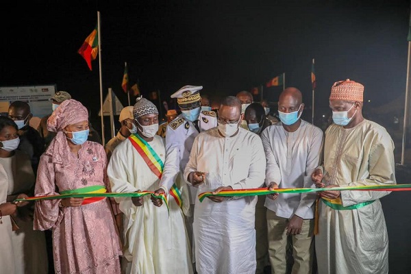 Infrastructures : Macky SALL a procédé, hier,  à l’inauguration du tronçon Taredji-Podor