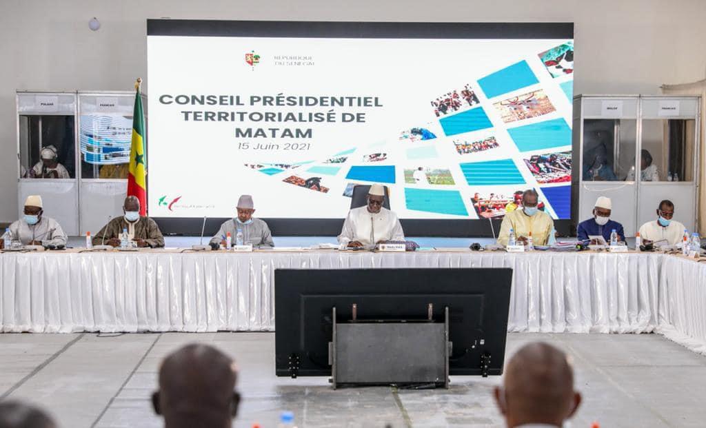 Conseil présidentiel territorialisé de Matam: Près de 249 milliards de FCfa investis dans ladite région par l'Etat