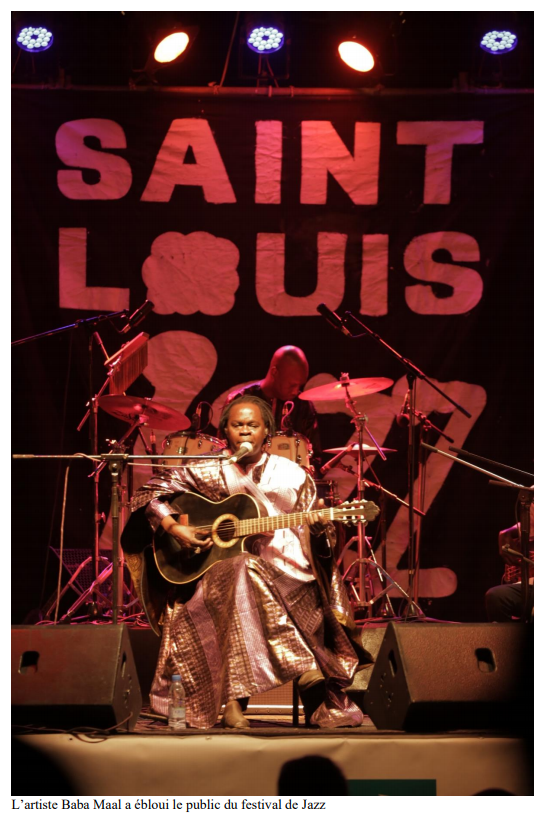 29e édition du festival international SaintLouis Jazz Un signe d’ouverture de la destination