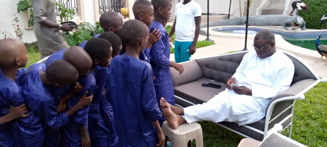 En images: La Tabaski des talibés de Ziguinchor chez leur papa de coeur, Abdoulaye Baldé