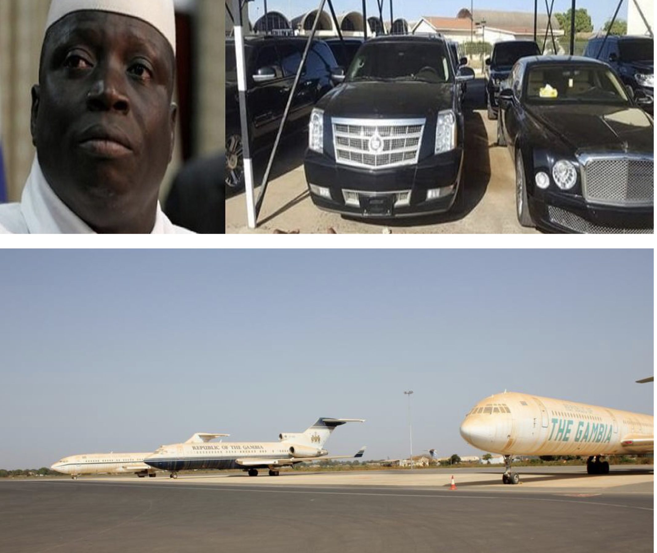 Gambie: La vente en catimini de trois avions de l’ex président Yahya Jammeh éclabousse Adama Barrow