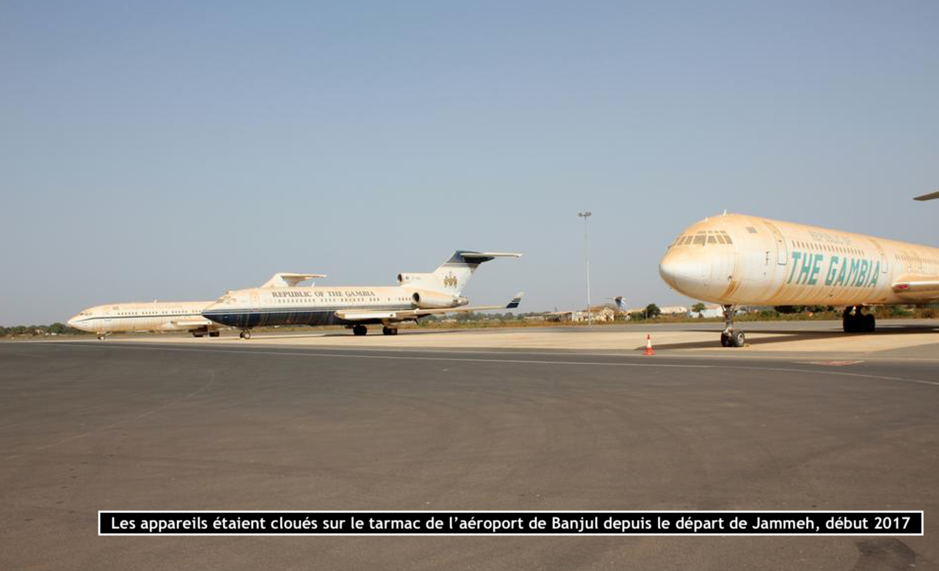 Gambie: Les avions de Yahya Jammeh cédés à 280 millions FCfa, l'Etat précise que...