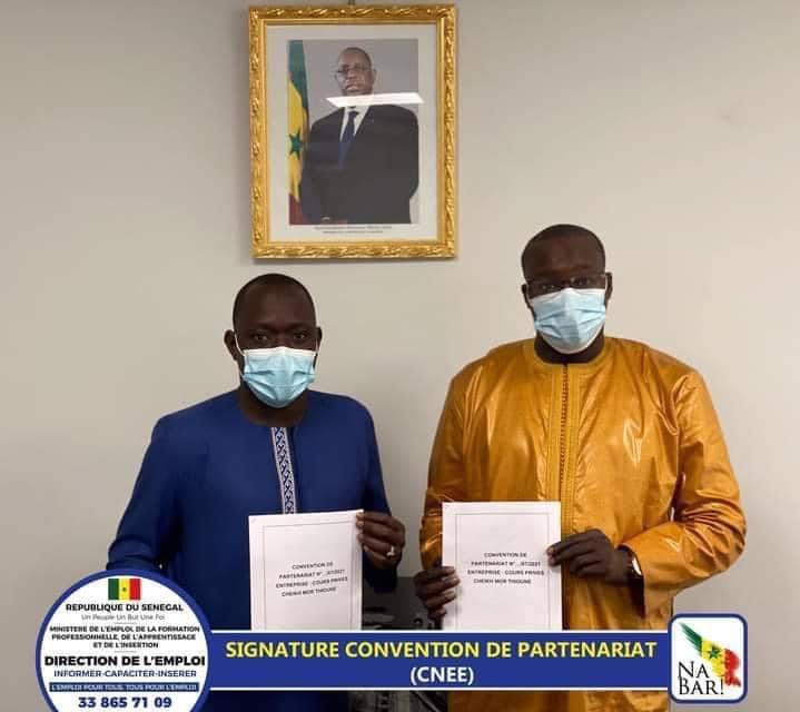 Signature de convention de partenariat: Un recrutement de 198 jeunes et femmes