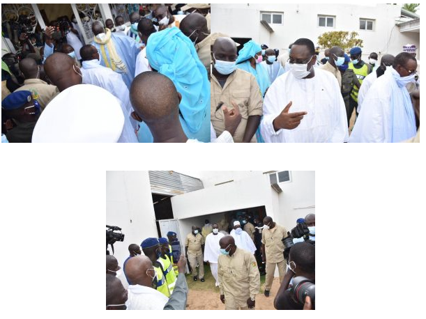 Revivez en images l’arrivée du President Macky Sall à Touba!