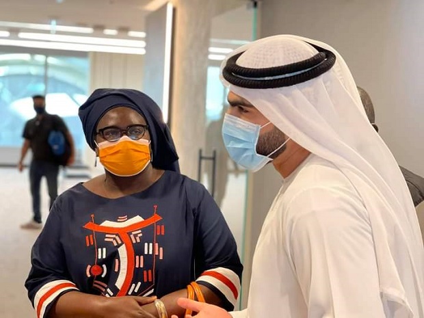 Expo Universelle de Dubaï 2020 : Mme Diatta , le Ministre du Commerce et des PME en visite préparatoire au pavillon Sénégal.