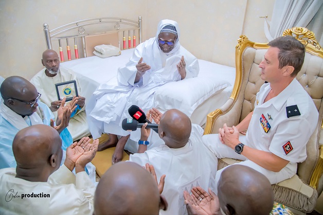 En visite à Touba pour le Grand Magal: La délégation de la Marine française reçue par Serigne Mountakha, Khalife général des Mourides