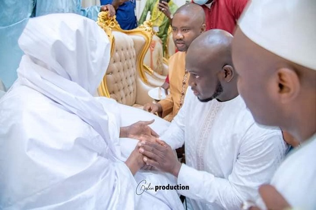 Magal 2021: Le promoteur Abdoul Aziz Ndiaye reçu par Serigne Mountakha Mbacké