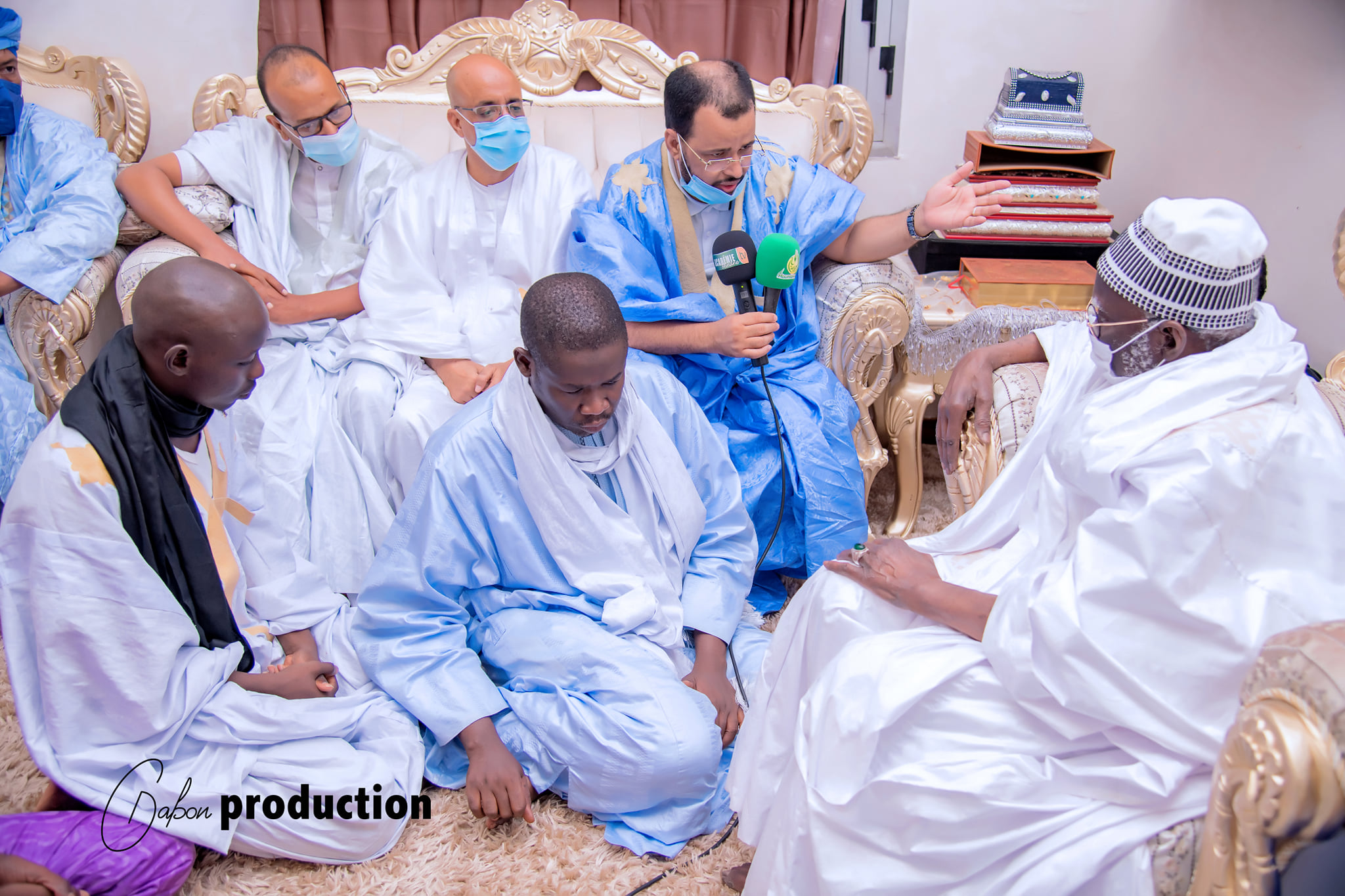Magal de Touba: En images, la délégation du Président mauritanien reçue par le Khalife général des Mourides