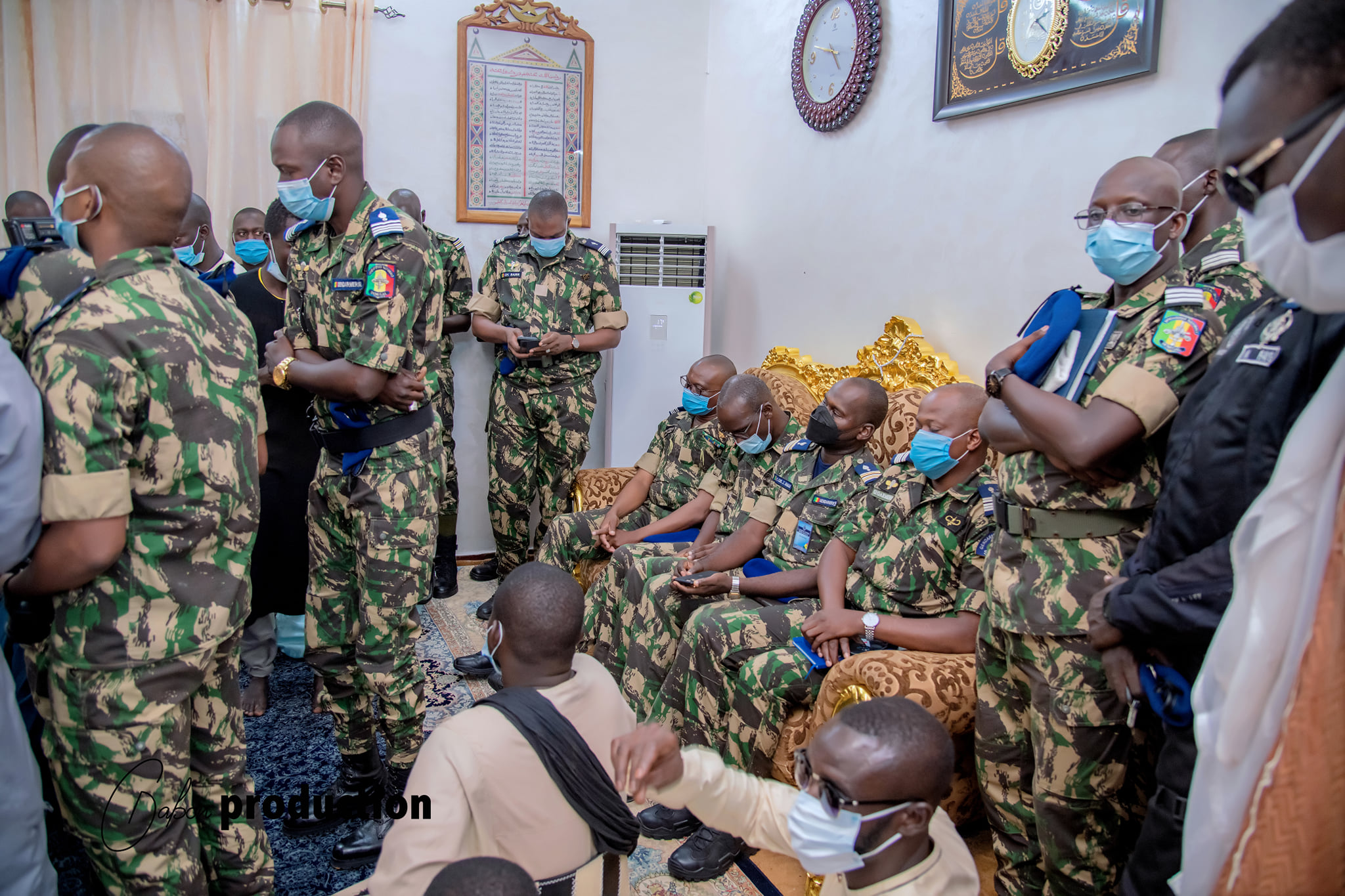 Photos / Magal Touba 2021: Visite de la délégation du Général Moussa Fall auprès du Khalife général Serigne Mountakha