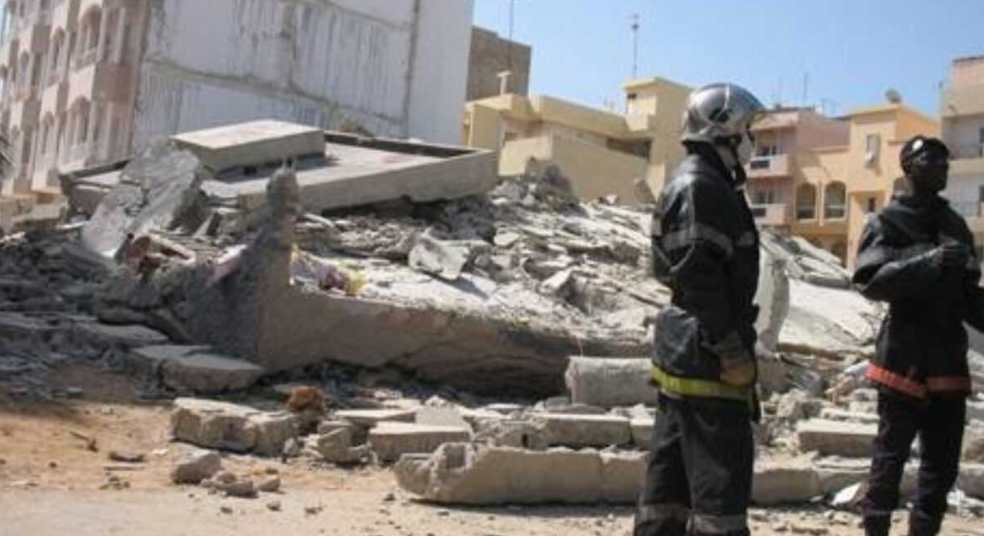 Drame à Colobane: Au moins trois morts dans un effondrement d'immeuble