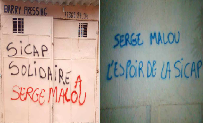 Des murs de la Sicap vandalisés: Des plaintes annoncées contre le candidat  de l’APR Serge Malou