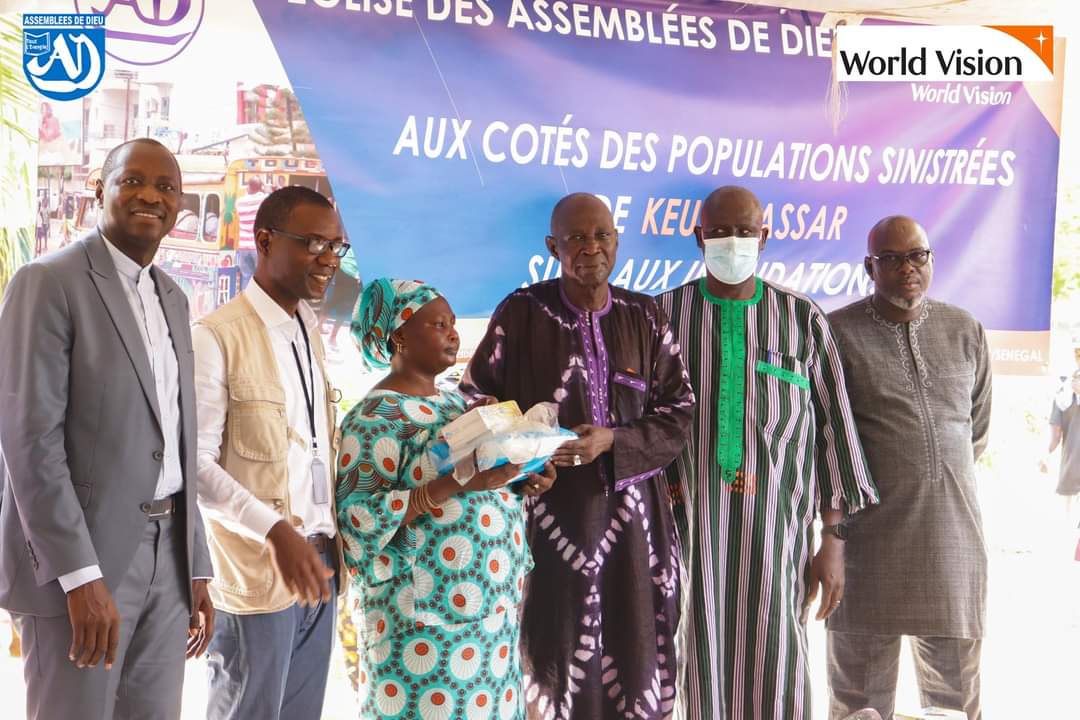 VIDEO / Keur Massar: L'Eglise des Assemblées de Dieu du Sénégal et World Vision au chevêt des sinistrés 