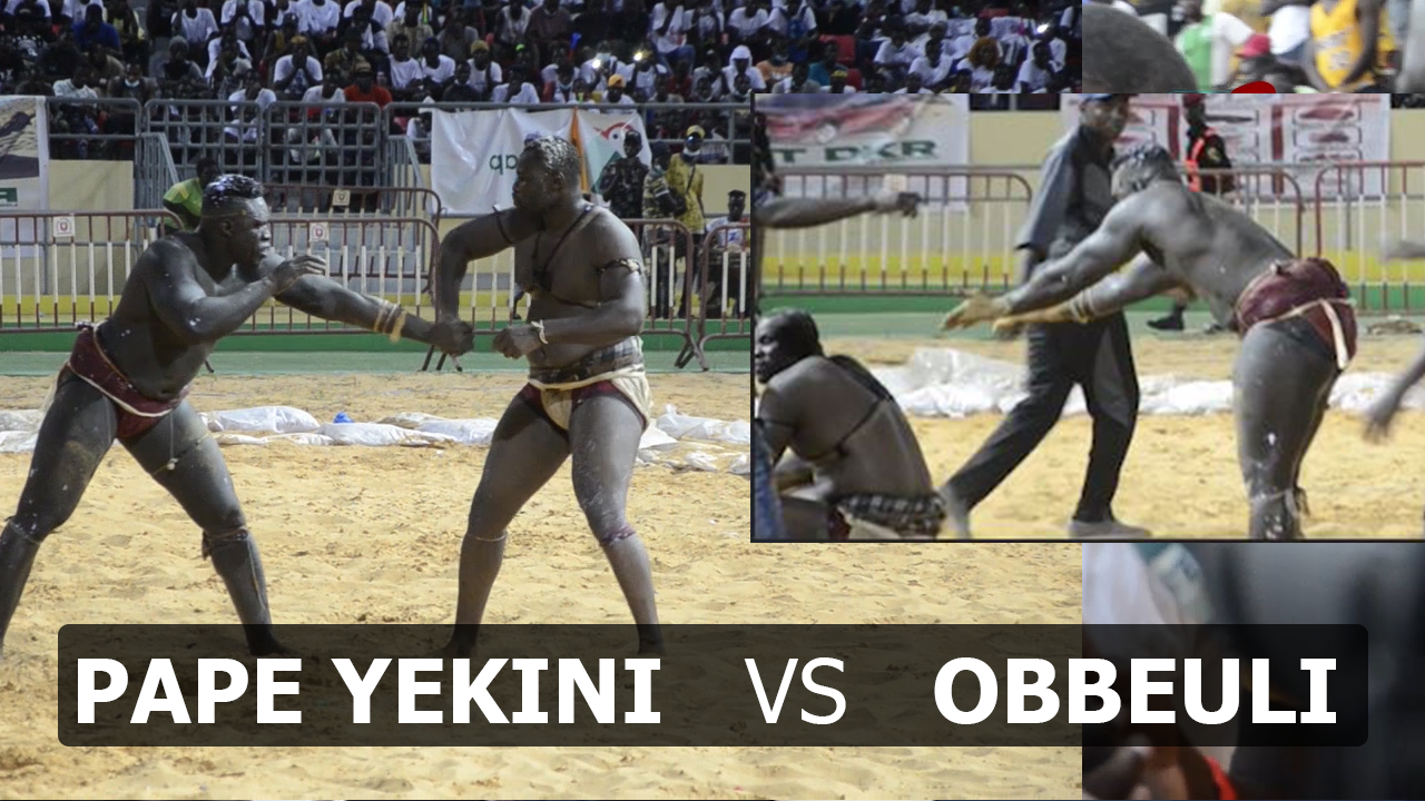 Lutte pure: Obeuli "baille" sur Pape Yekini en moins d'une minute