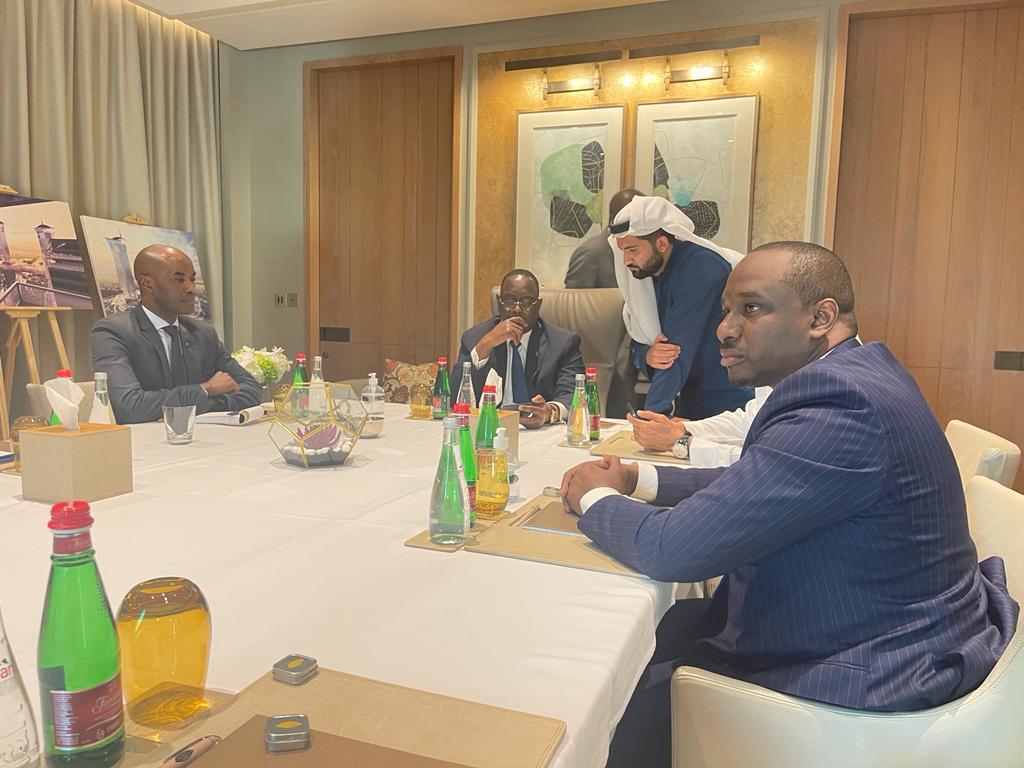 Photos/ Dubaï: Le Président Macky Sall, Elimane Lam et Hussain Sajwani