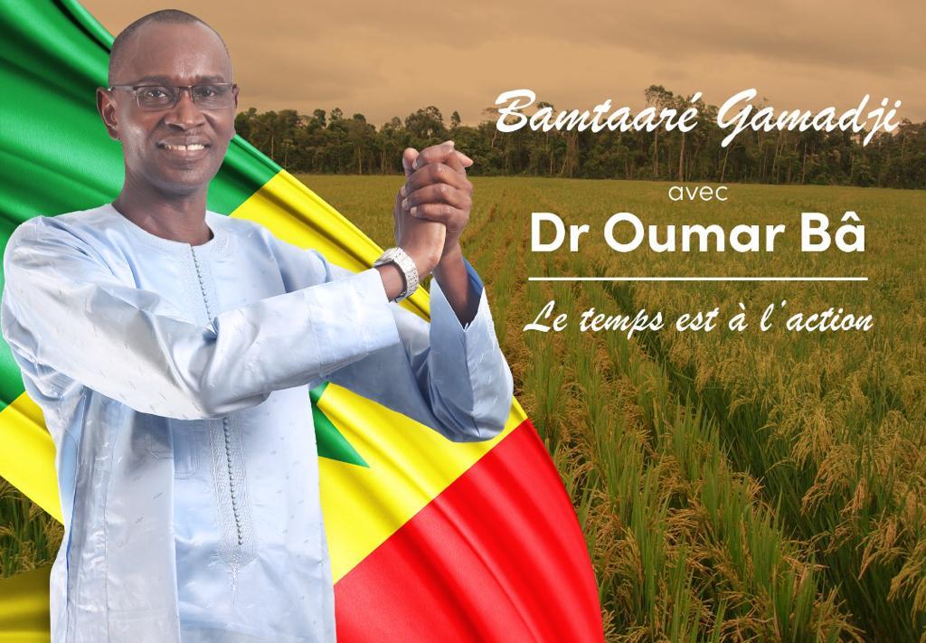 Le Docteur Oumar Bâ, investi par les populations à la Mairie de Gamadji Saré