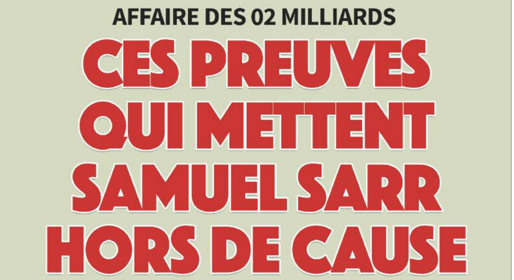 Affaire des 2 milliards FCfa: Ces preuves qui mettent Samuel Sarr hors de cause Affaire des 2 milliards FCfa: Ces preuves qui mettent Samuel Sarr hors de cause