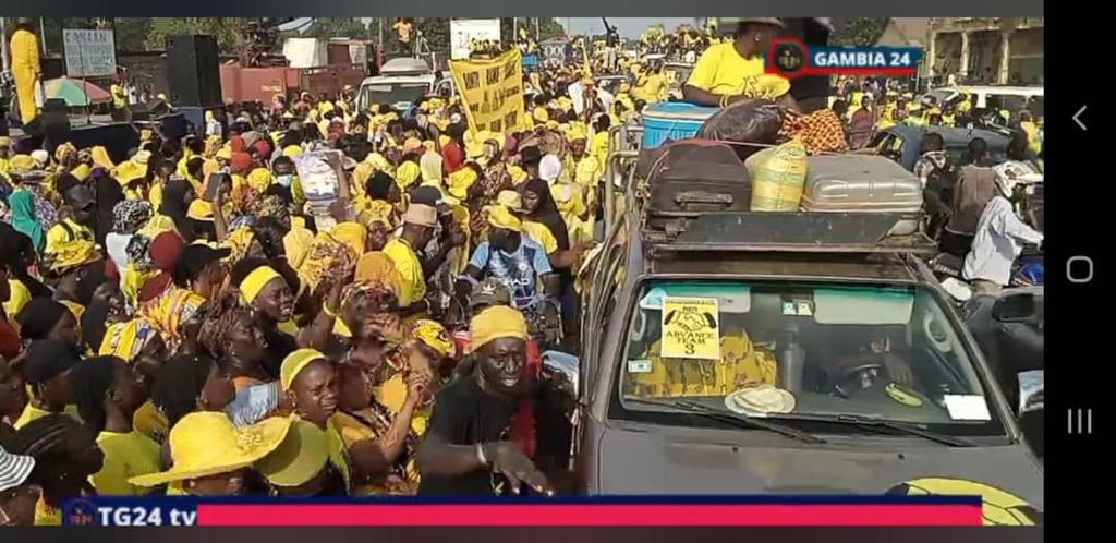 Campagne électorale en Gambie: Ousainou Darboe, candidat de l’UDP, draîne des foules