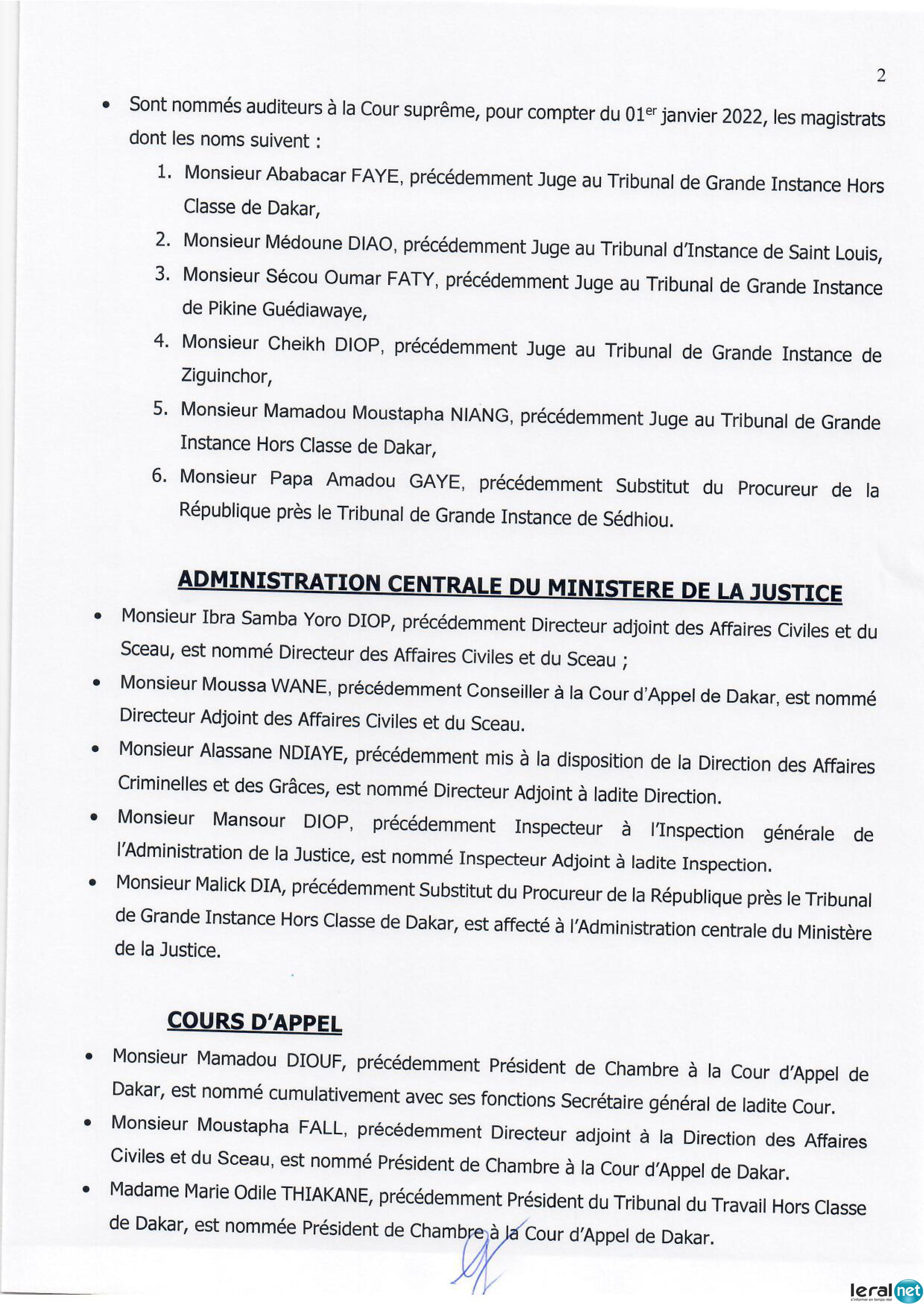 Nomination des juges et Conseil supérieur de la Magistrature