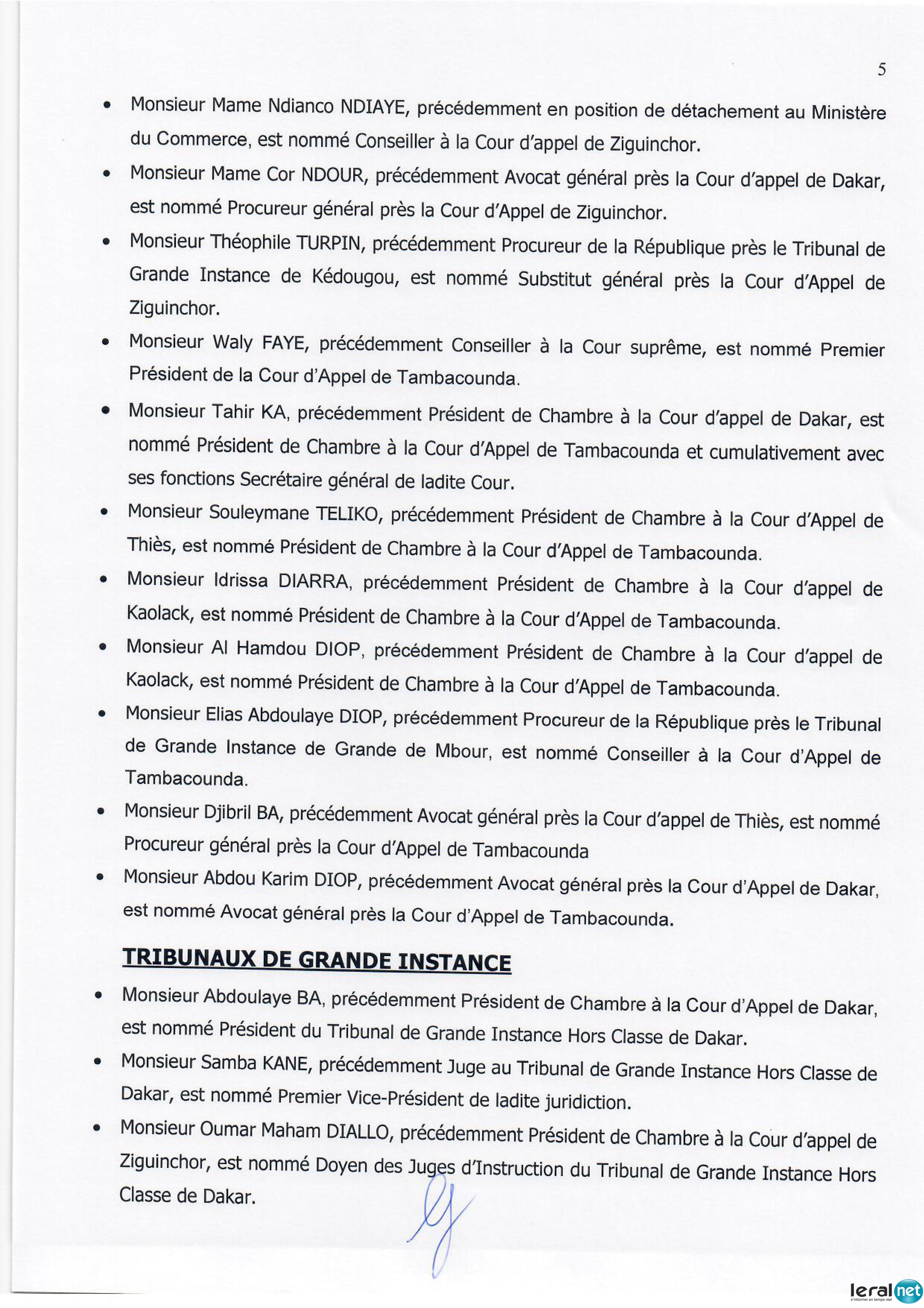 Nomination des juges et Conseil supérieur de la Magistrature