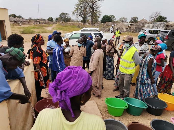 Réhabilitation de la route Tambacounda - Goudiry - Kidira - Bakel et travaux connexes: Le gouverneur de Tambacounda en visite de chantier