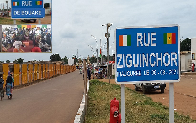 Le Pays de la Téranga rend la monnaie de sa pièce à la Côte d’Ivoire: Une nouvelle allée de Kandialang porte le nom de Bouaké