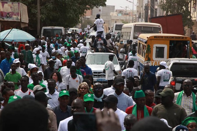 Yewwi Askan Wi en pré-campagne: Les leaders de la coalition mobilisent à Guédiawaye