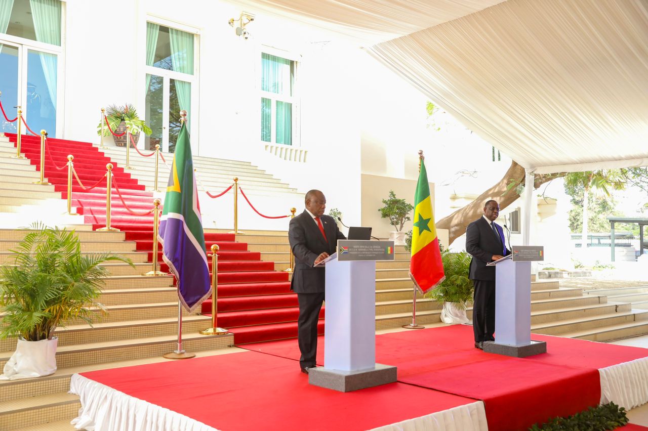  Le Sénégal et l'Afrique du Sud veulent renforcer leur coopération 