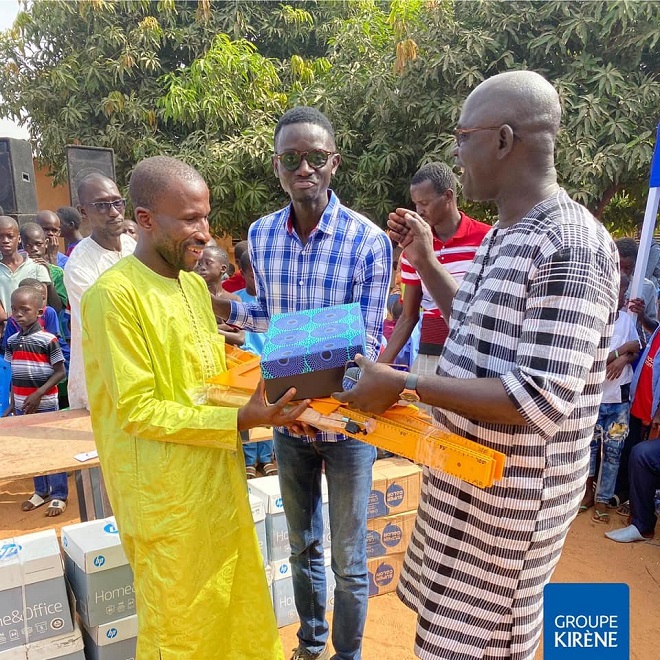 Responsabilité Sociétale et Environnementale: Le Groupe Kirène récompense les  meilleurs élèves de son village