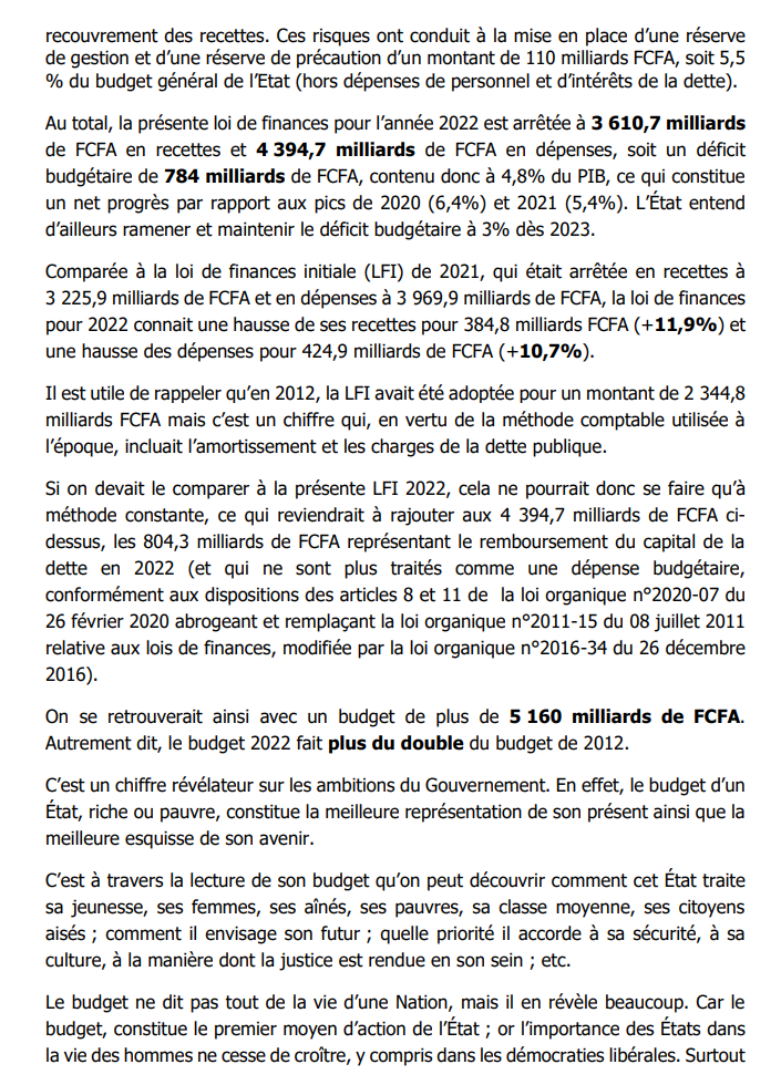 L'économie du projet de Loi de Finances 2022: Ce que prévoit de réaliser la Douane sénégalaise (Document)