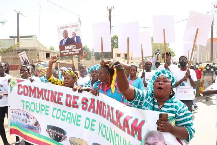 Ouverture des élections locales: Oumar Guèye accueilli comme un héros à Kounoune